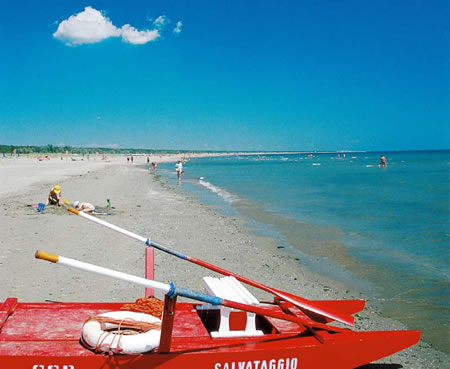 La spiaggia di Riccione